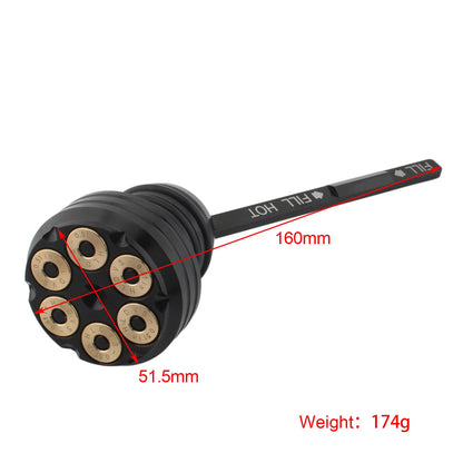 Dipstick Fuel Cap Connector for Softail (2000-2017)