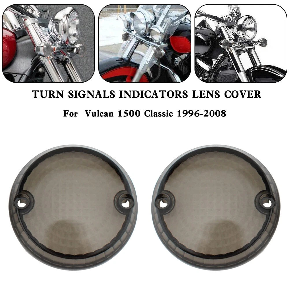 Turn Signal Lens Cover for Yamaha Kawasaki Vulcan 1500 (1996-2009)