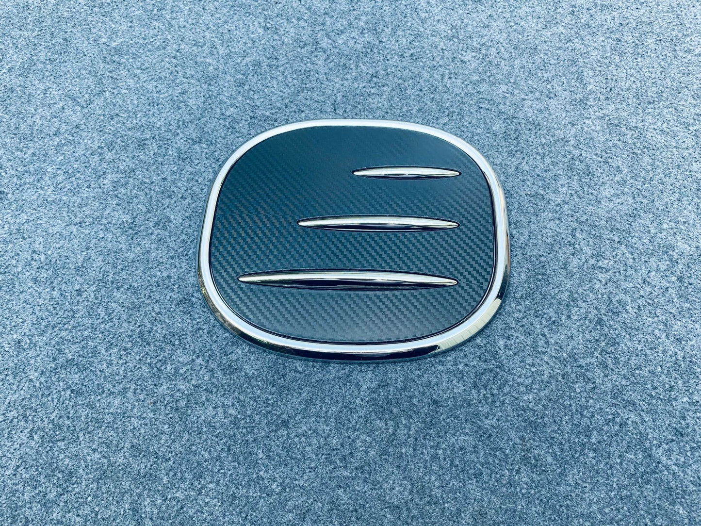 Gas Cup Fuel Oil Tank Cover Trim for Nissan Rogue (2021-2023) Chrome