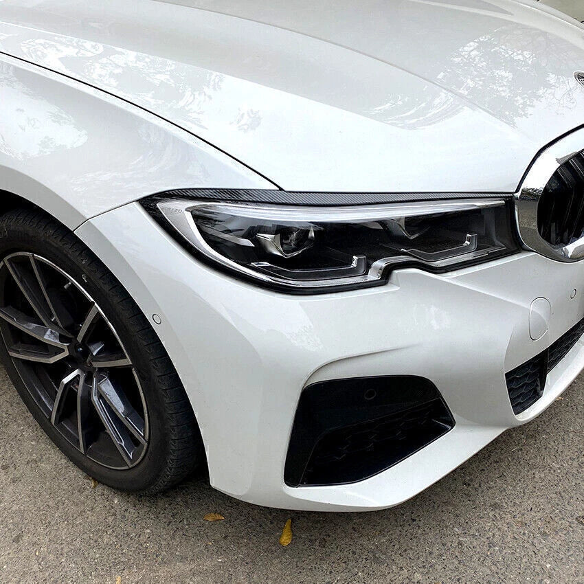 2 x Headlight Eyelid Covers for BMW 3 Series G20 G28 (2019-2023)