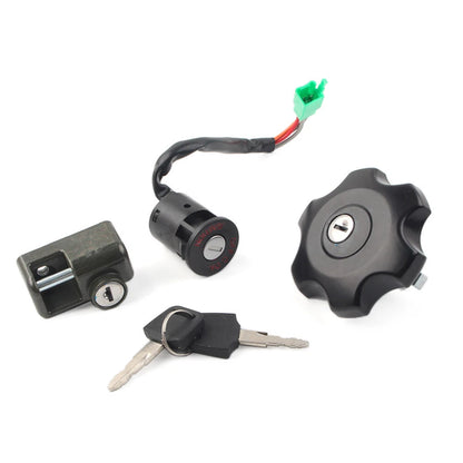 Ignition Key Switch Gas Cap Lock Set for Suzuki DRZ400SM (2005-2022)