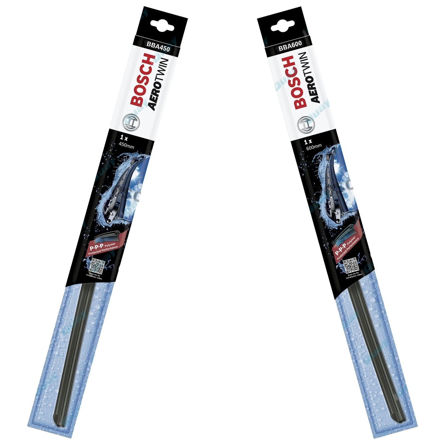 Front Pair Bosch Aerotwin Wiper Blades for Nissan X-Trail T30 2.2L 2.5L 2001~07