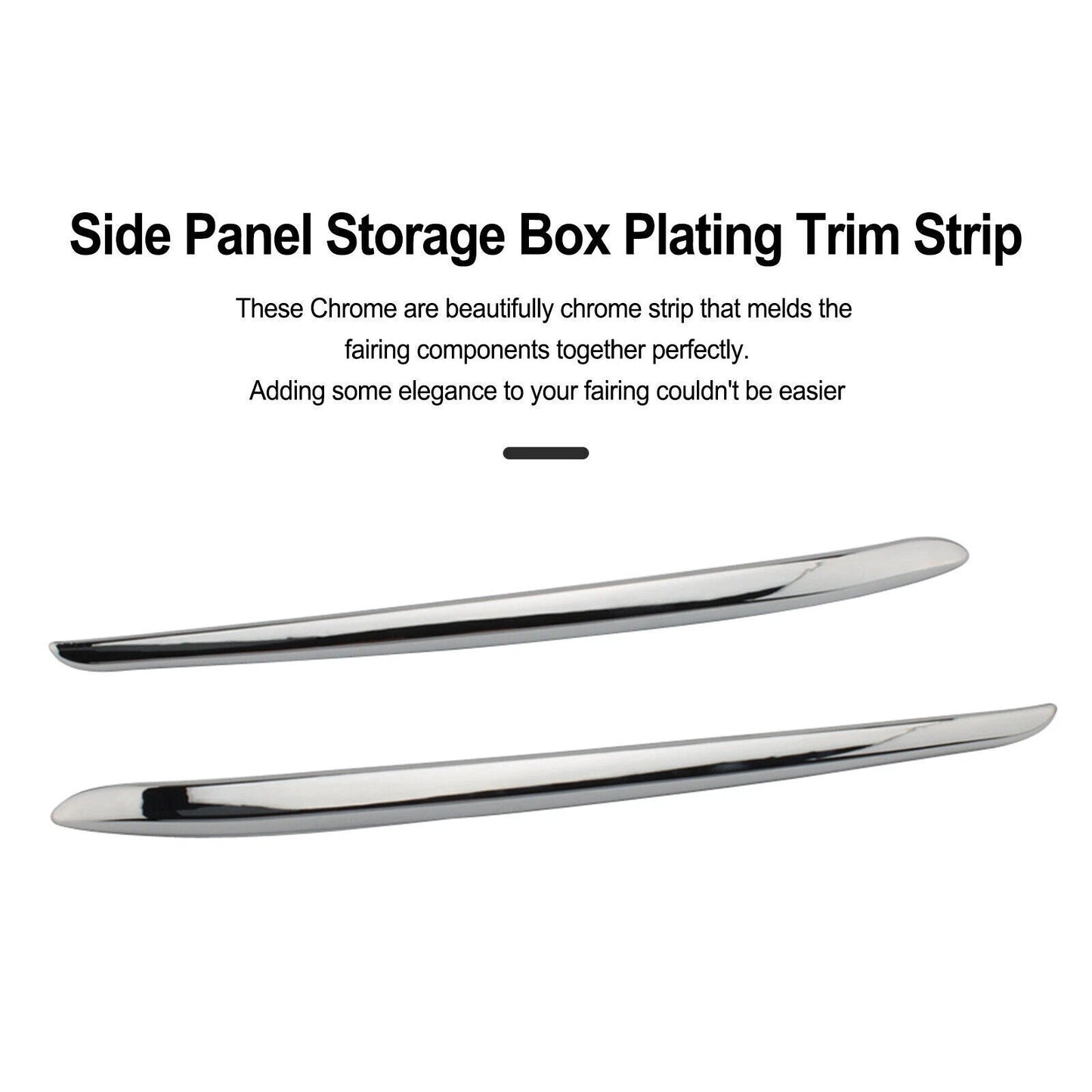 Chrome Side Panel Storage Box Trim for BMW K1600GTL (2011-2018)