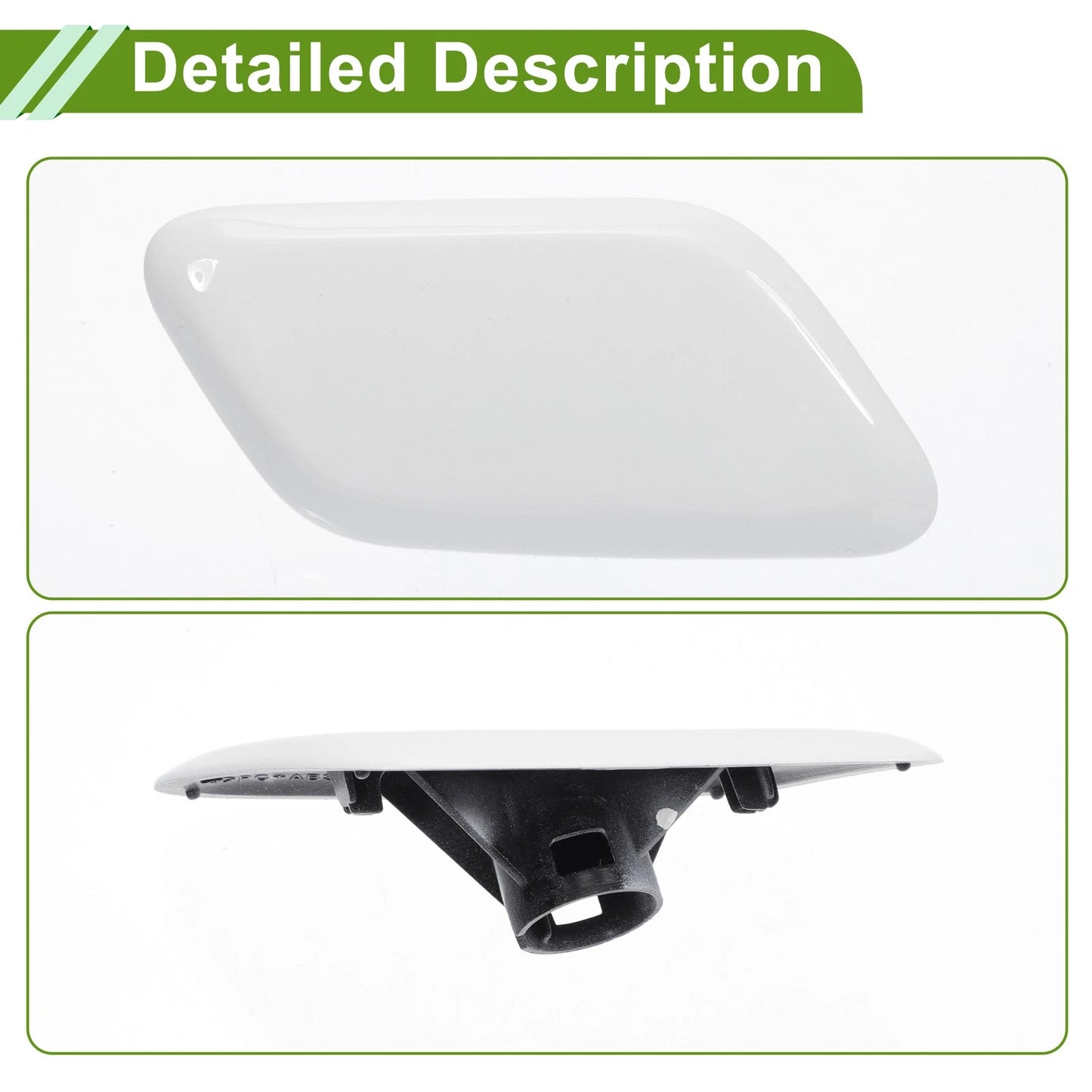 Front Right Washer Nozzle Cover for Toyota Avensis (2003-2008) - White