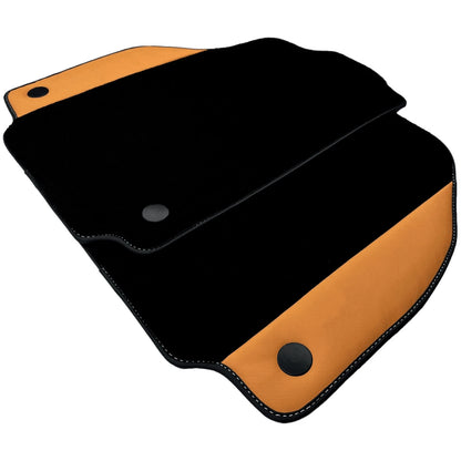 Beige Nappa Leather Floor Mats for Ferrari 458 GT2 (2010-2015)