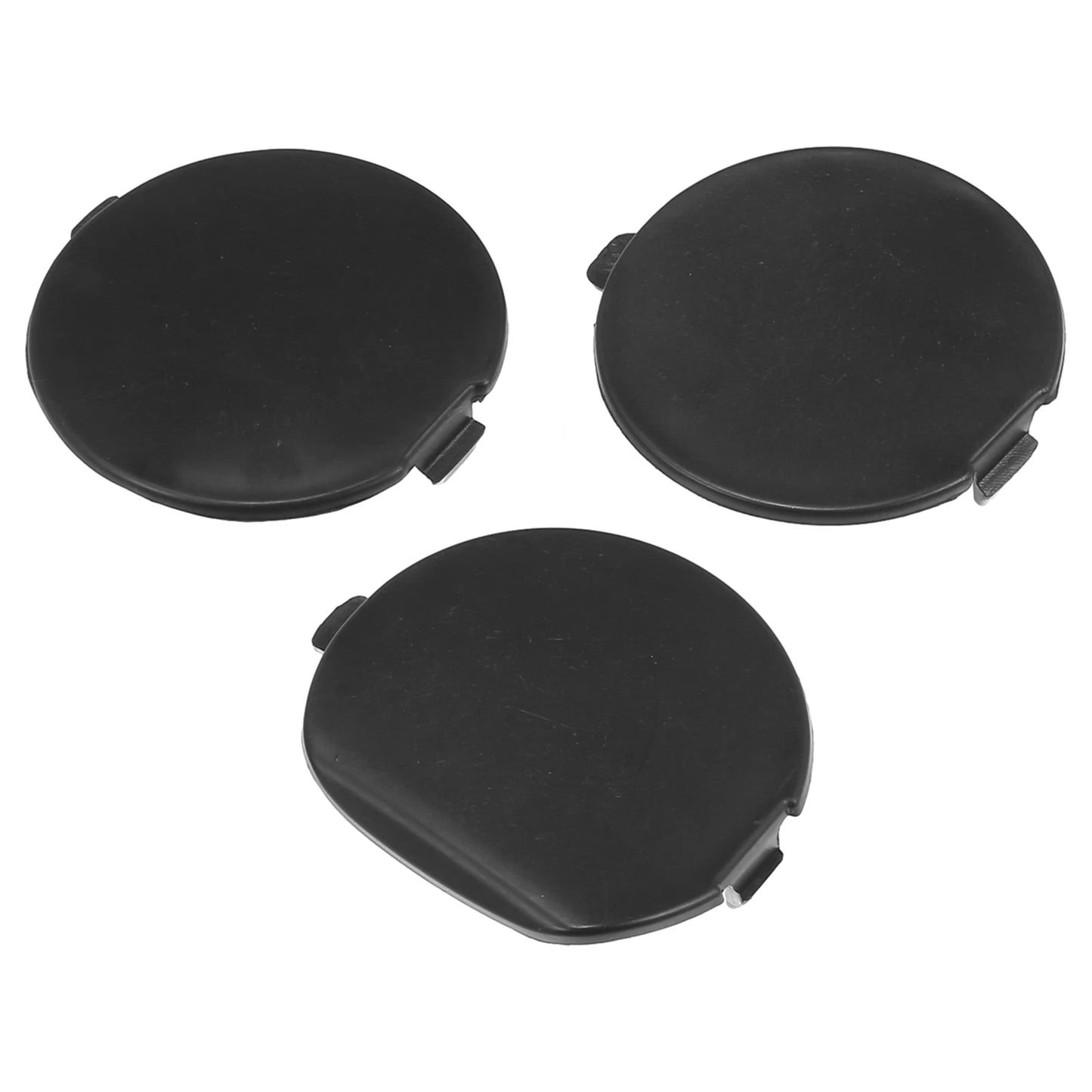 3 x Car Front Rear Bumper Tow Eye Hook Cover Caps for Mazda 3 (2014-2016)