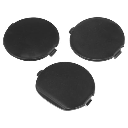 3 x Car Front Rear Bumper Tow Eye Hook Cover Caps for Mazda 3 (2014-2016)
