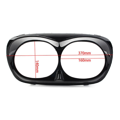 Black Headlight Bezel Scowl Outer Fairing for Harley Road Glide (1998-2013)