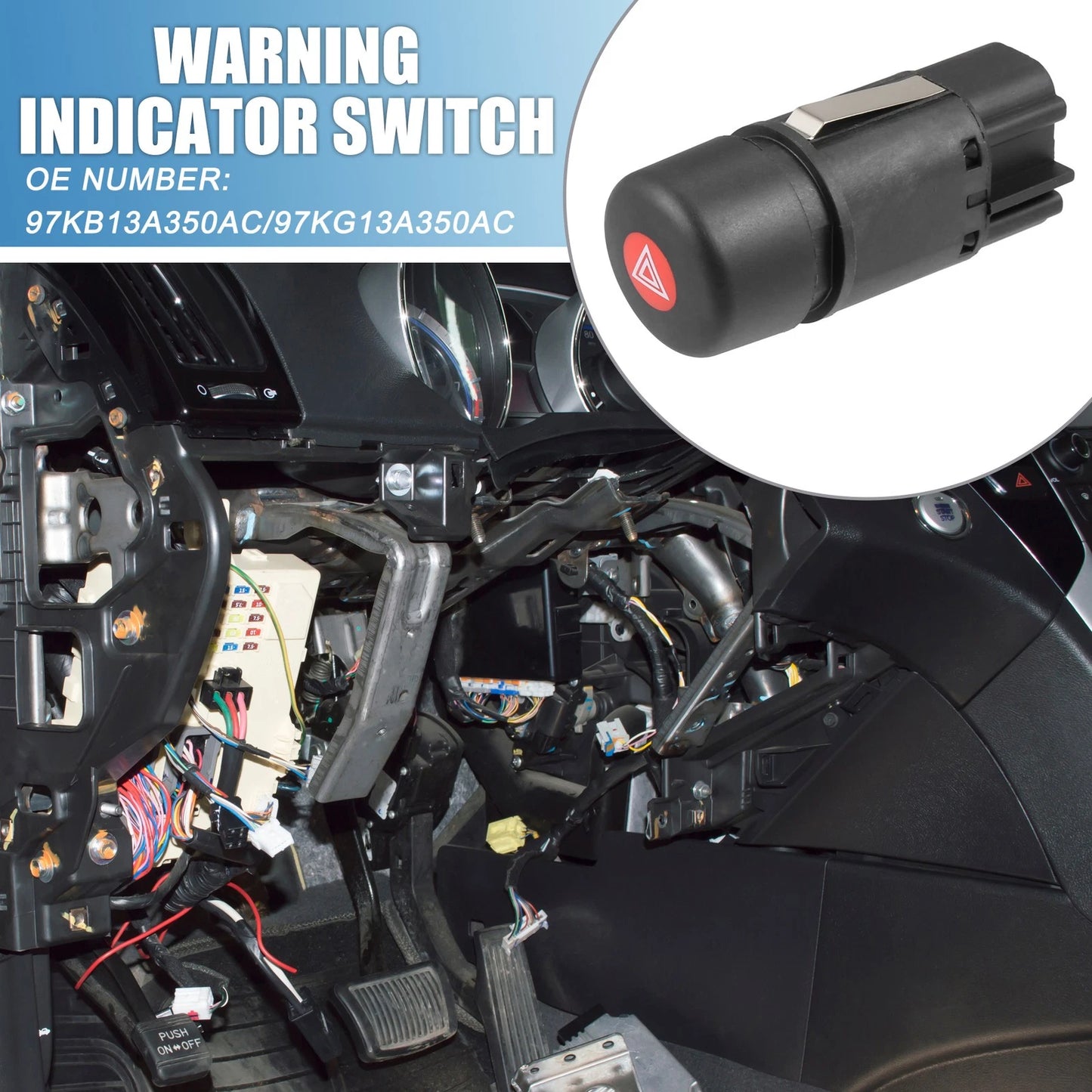 Warning Indicator Switch for Ford Transit MK6 (2000-2006)