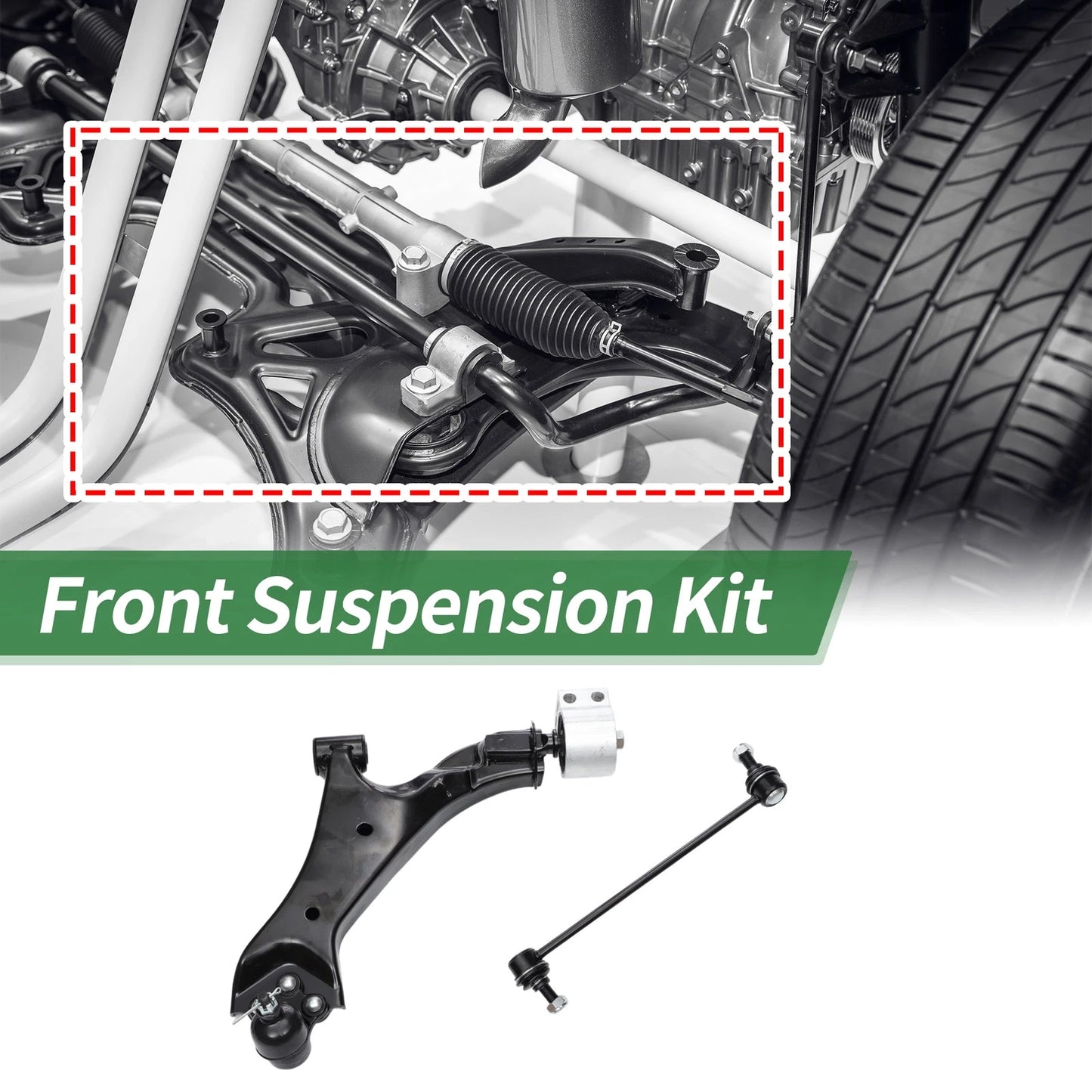 4 x Front Suspension Kit Control Arm for Chevrolet Equinox