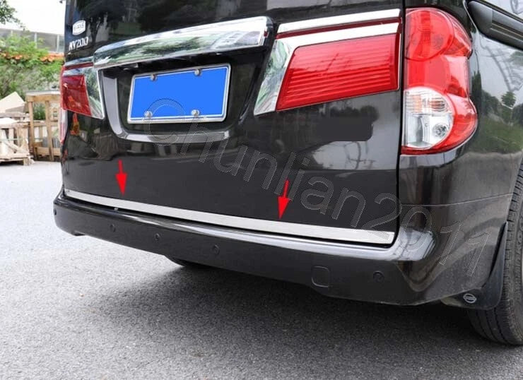 Steel Rear Trunk Gate Molding Cover for Nissan NV200 (2009-2019)