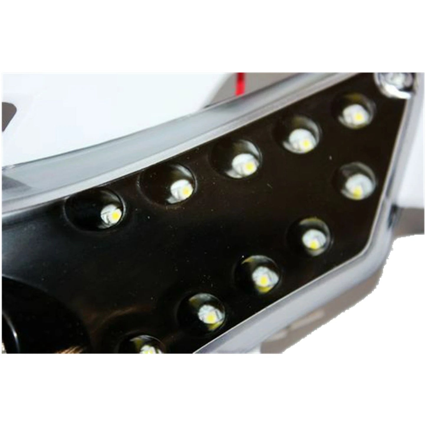 WHITE LED Head Light + Strips for PIT Trail Dirt Motorcycle Bike