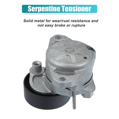 Accessory Drive Belt Tensioner with 3 Pulleys for Mercedes-Benz (2005-2015)