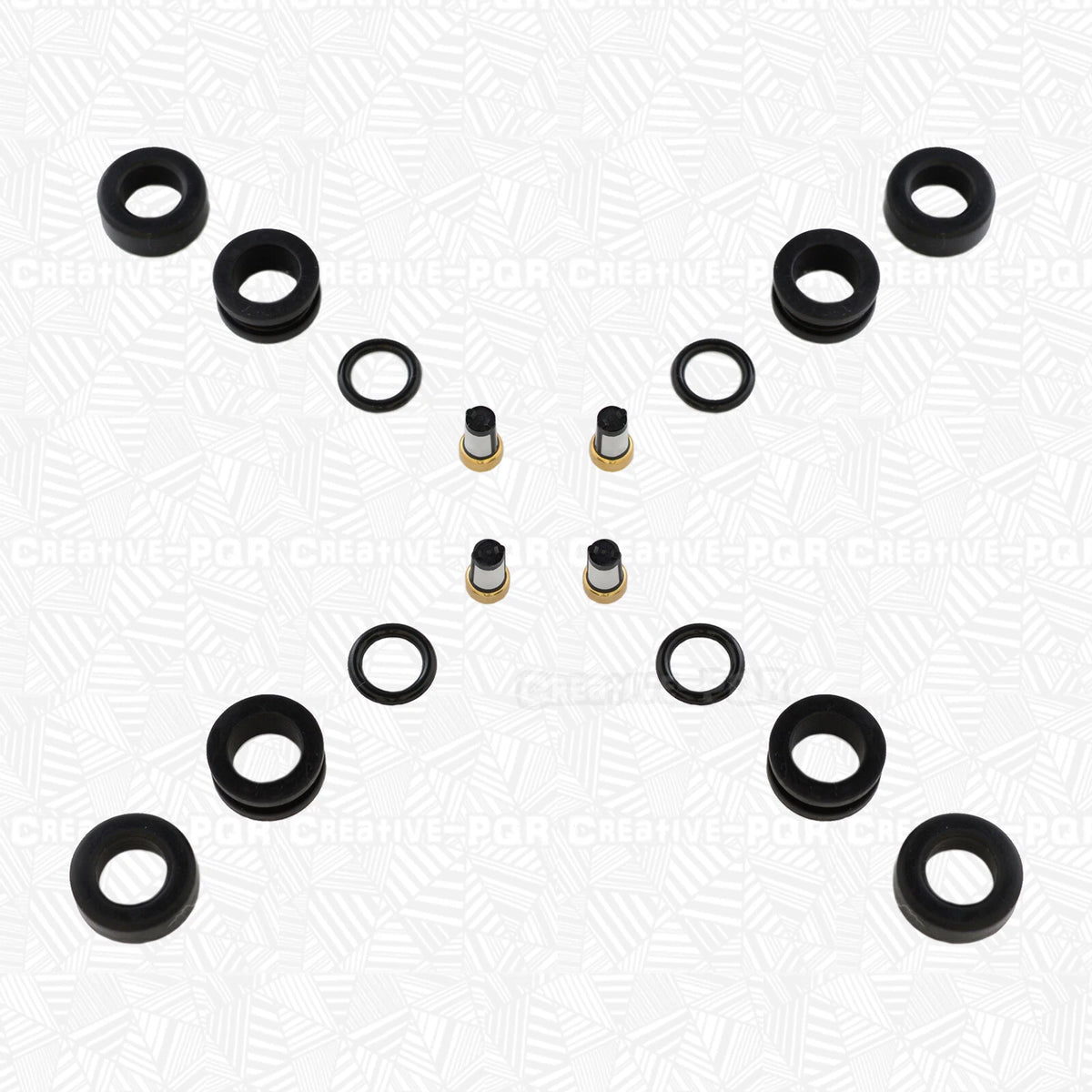 Fuel Injector Service Kit for Nissan Navara D21 D22 KA24E 2.4L (1992-1999)