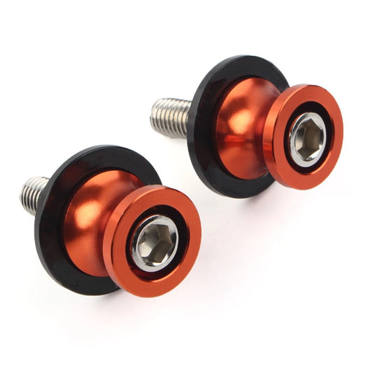 10MM Swingarm Spools Slider Screws for KAWASAKI ZX6R (1998-2011) Orange CNC