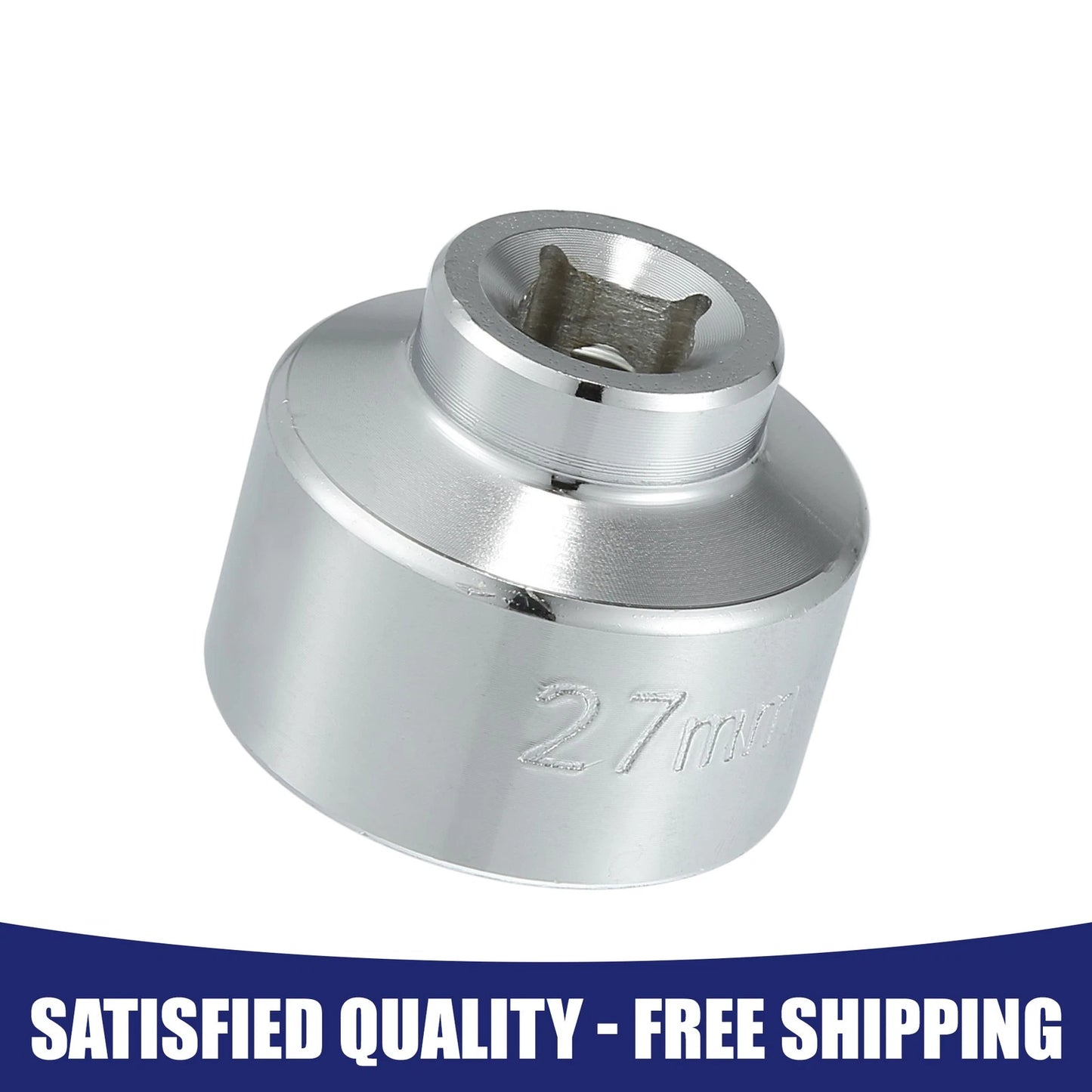 27mm Low Profile Oil Filter Wrench Cap Socket for Mercedes-Benz