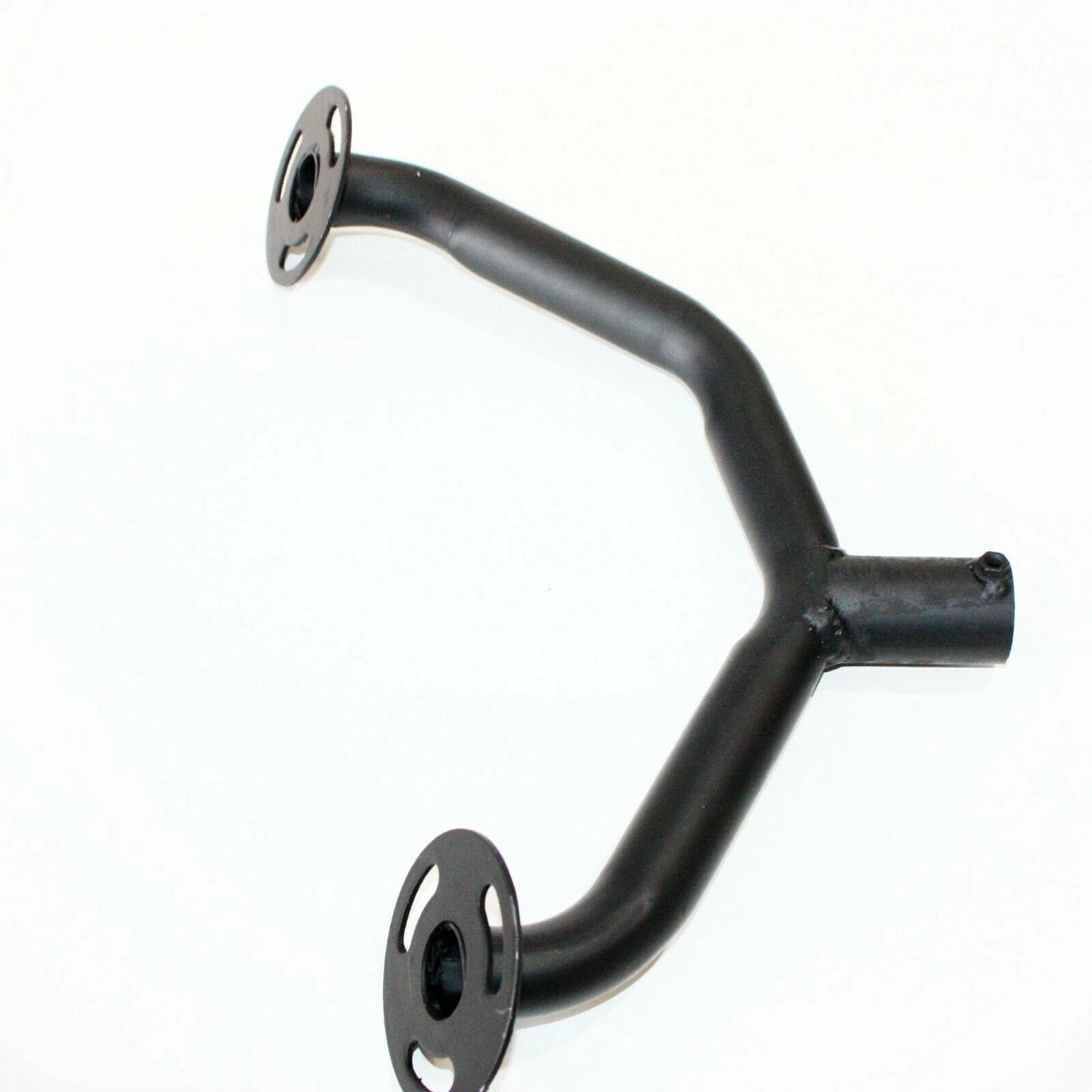 Black Alloy Twin Exhaust Pipe Mufflers for 250cc Dinosaur Style Quad ATV