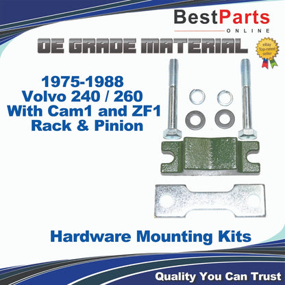 Steering Rack Mount Kit for Volvo 240/260 Cam1 ZF1 Rack