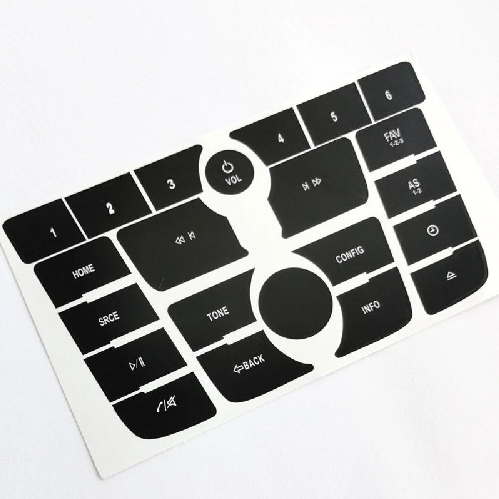 Car Radio Button Repair Decal Sticker Set for Buick Verano Encore (2012-2017)