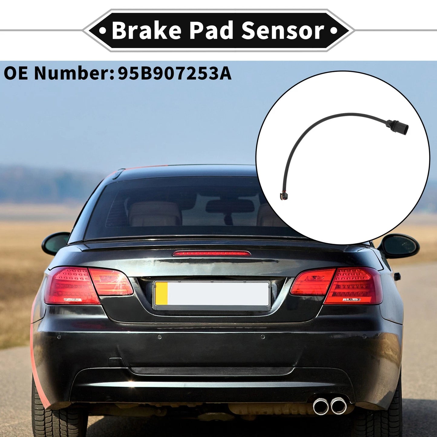 1pc Car Front Brake Pad Wear Sensor for Porsche Macan (2014 - 2024)