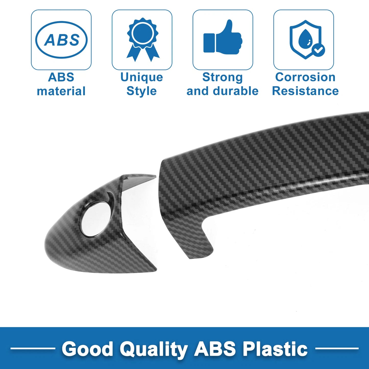 Door Handle Cover Trim for Ford Fiesta (2009-2012) - ABS