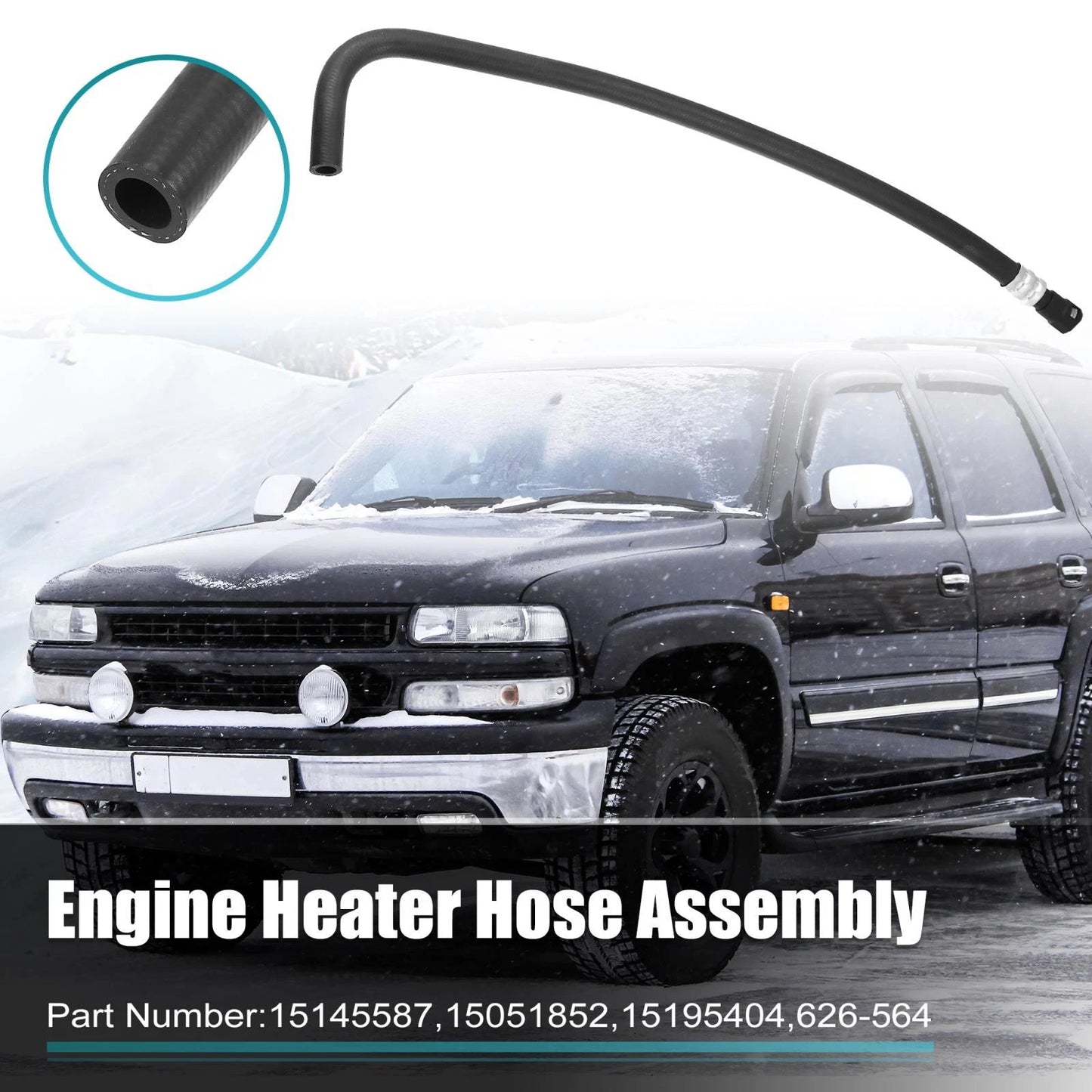 Heater Inlet Hose for Cadillac Chevrolet Tahoe Suburban GMC