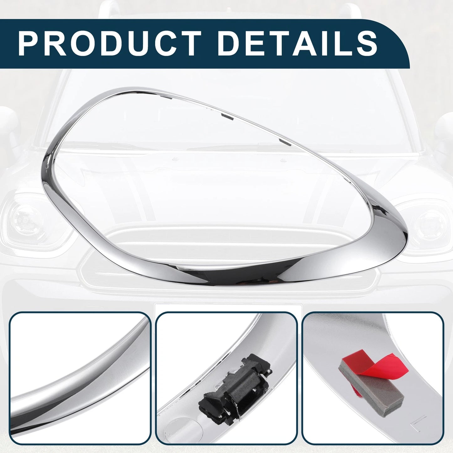 Front Left Headlight Trim Bezel for Mini Cooper Countryman (2011-2016)
