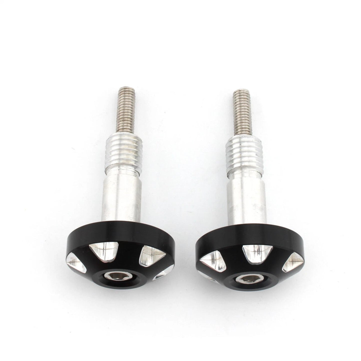 Black White Aluminum Handlebar Grip Ends Caps for BMW R18 (2020-2023)