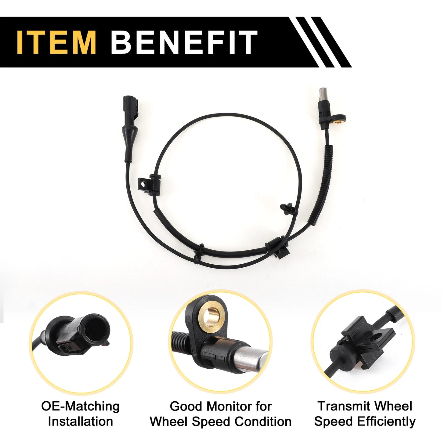 ABS Wheel Speed Sensor for Ford F250 F350 F450 F550 Super Duty (2005-2016)