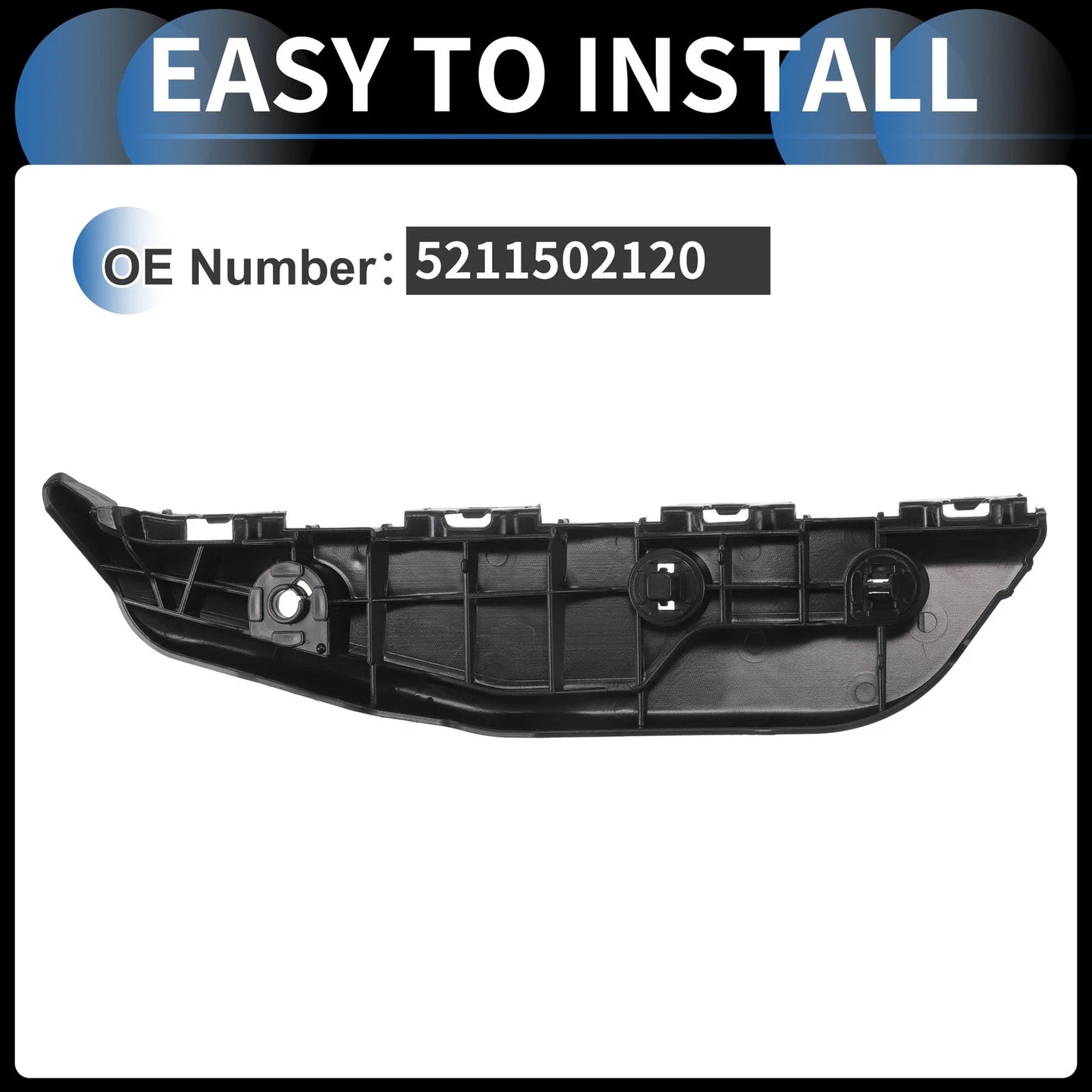 Right Front Bumper Support Bracket for Toyota Matrix (2009-2014)