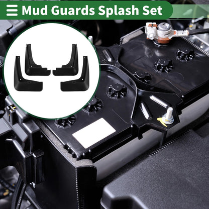 Mud Flaps Splash Guards for Hyundai Tucson (2015-2016) with Mount Accessories