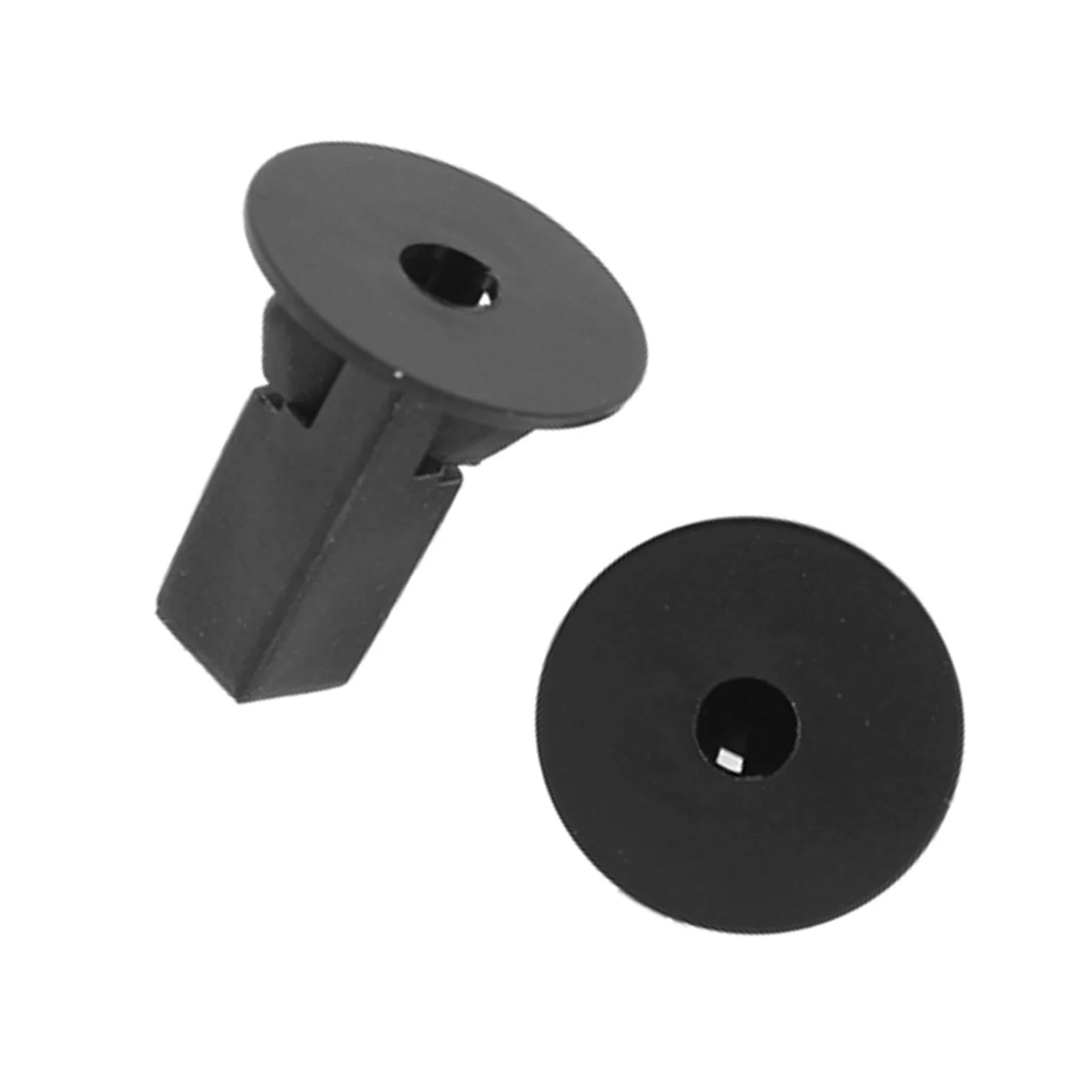 50 x Black Plastic Rivet Mud Interior Mat Clips 8.3x8mm Hole for Toyota Prado