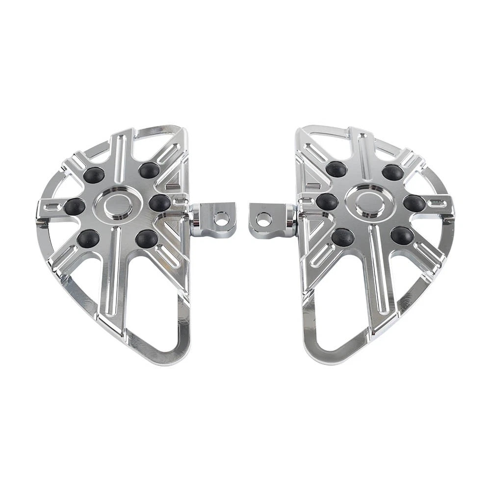 Rear Passenger Footrest Floorboards for Harley Touring Softail