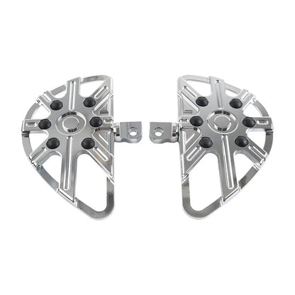 Rear Passenger Footrest Floorboards for Harley Touring Softail