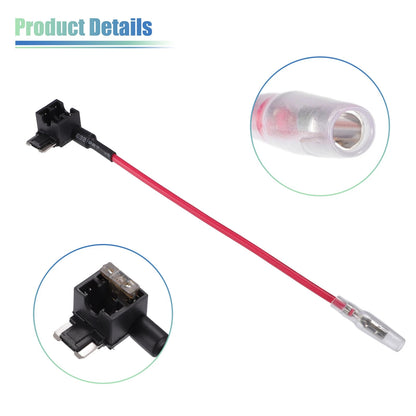 5 x Car Fuse Tap Circuit Adapters w/ 7.5A Mini Blade Fuses for Universal