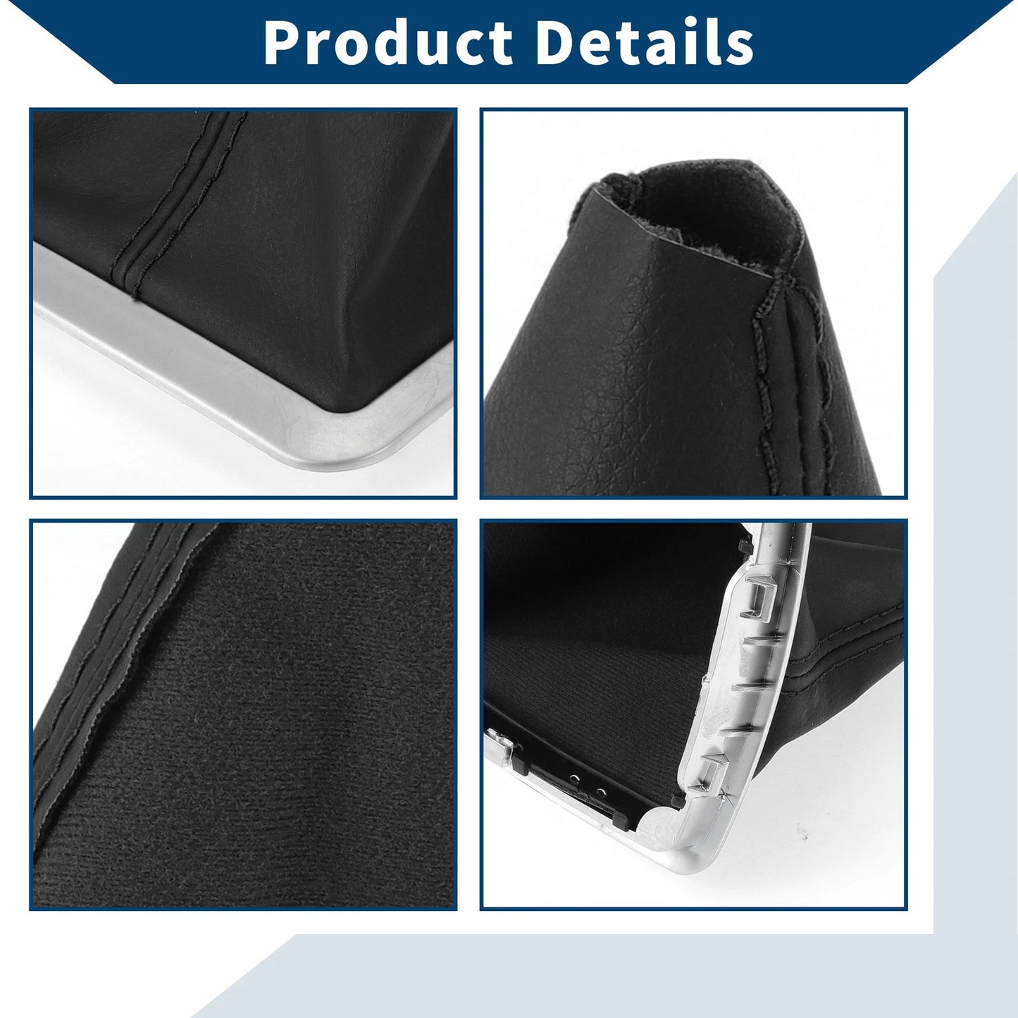 Black Leather Gear Shift Gaiter for Ford Focus (2004-2012)