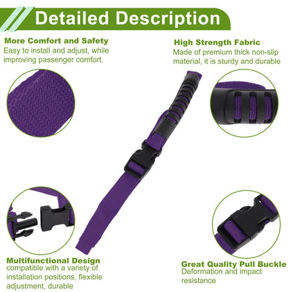 Purple Roll Bar Grab Handles for Jeep Wrangler JL (2018-2024)