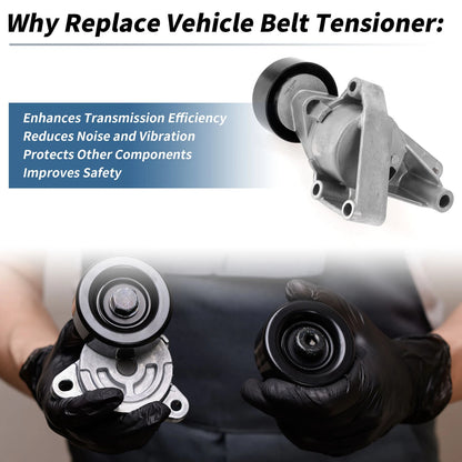 Belt Tensioner for Nissan Frontier L4 2.5L Pickup (2005-2019) 1 Pc