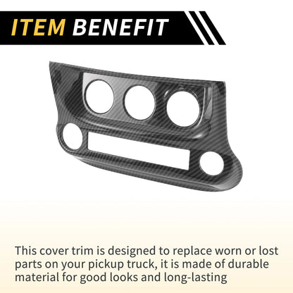 AC Switch Button Control Cover Trim for Jeep Wrangler JK JKU (2011-2017)