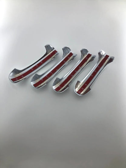 Chrome Door Handle Frame Cover Trim for 2002-2007 Jeep Liberty (2002-2007)