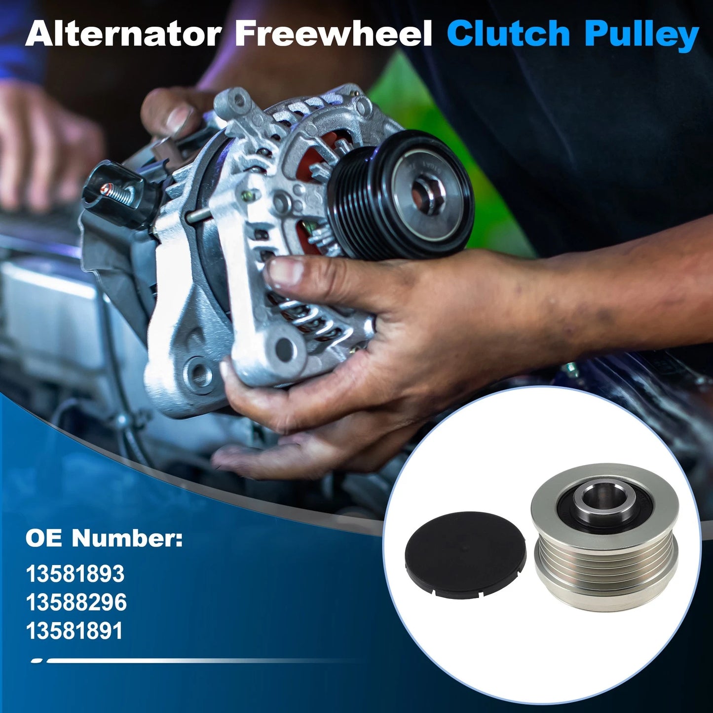 Alternator Freewheel Clutch Pulley for Buick Encore (2013–2015)