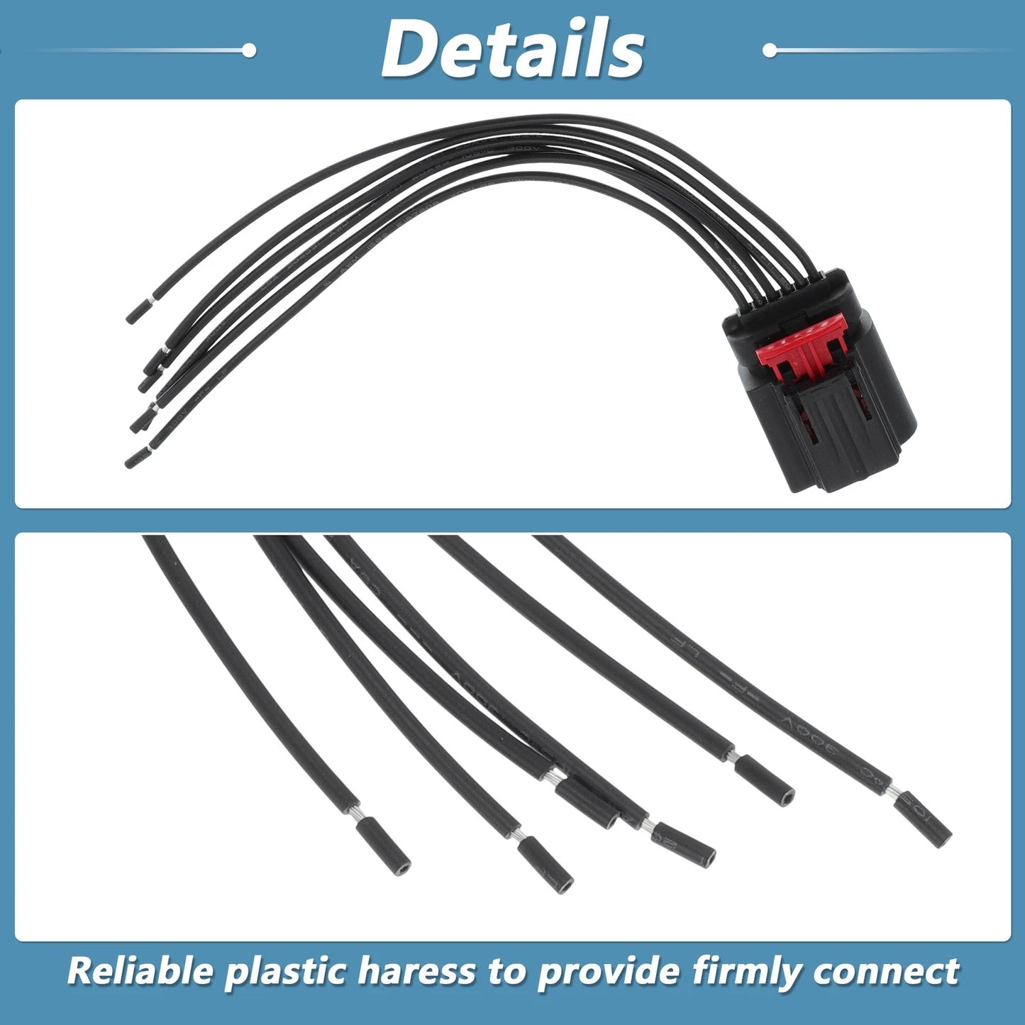 Mass Air Flow Sensor Connector Wiring Harness for Ford F150 F250 E150 E250