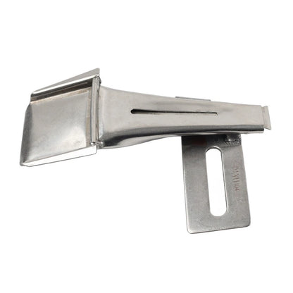Overlapping Edges Belt Loop Folder for Industrial Two Needle Sewing Machine