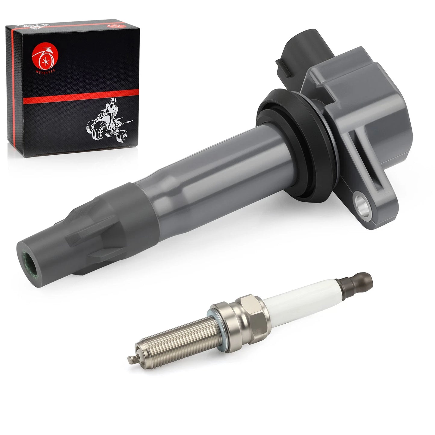2 x Ignition Coil & Iridium Spark Plug for Can-Am Maverick X3 (2017–2023)