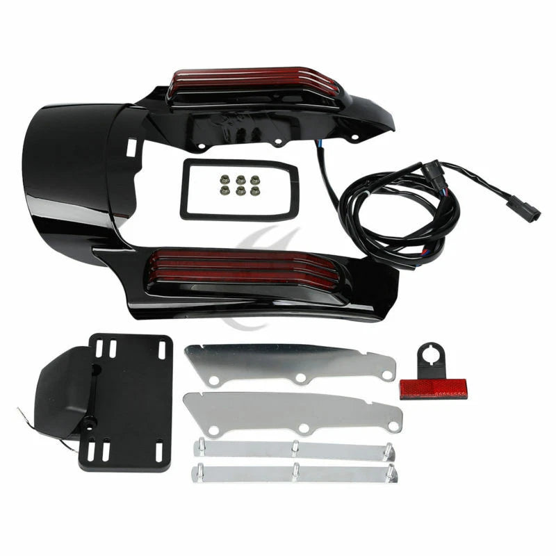 LED Red Rear Fender Fascia Light for Harley Touring Street Glide (2014-2024)