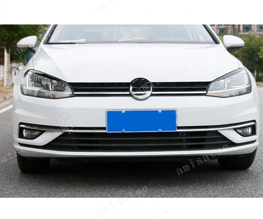 Headlight Eyebrow Trim for VW Golf 7 VII GTI GTD R MK7 (2013-2017)