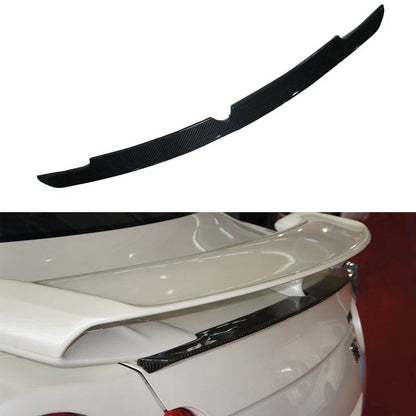 Real Carbon Fiber Rear Trunk Spoiler Wing Lip For Nissan GT-R GTR R35 2009-2016