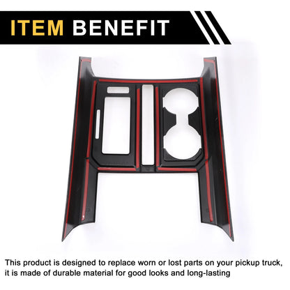 Carbon Fiber Gear Shift Panel Cover Trim for Ford F-150 (2015-2020)