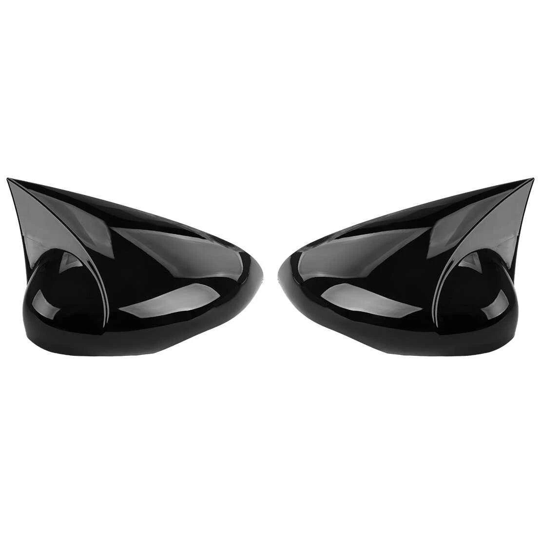 Gloss Black Car Rear View Mirror Covers for Ford Fiesta MK7 (2008-2012)