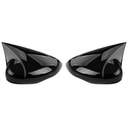 Gloss Black Car Rear View Mirror Covers for Ford Fiesta MK7 (2008-2012)